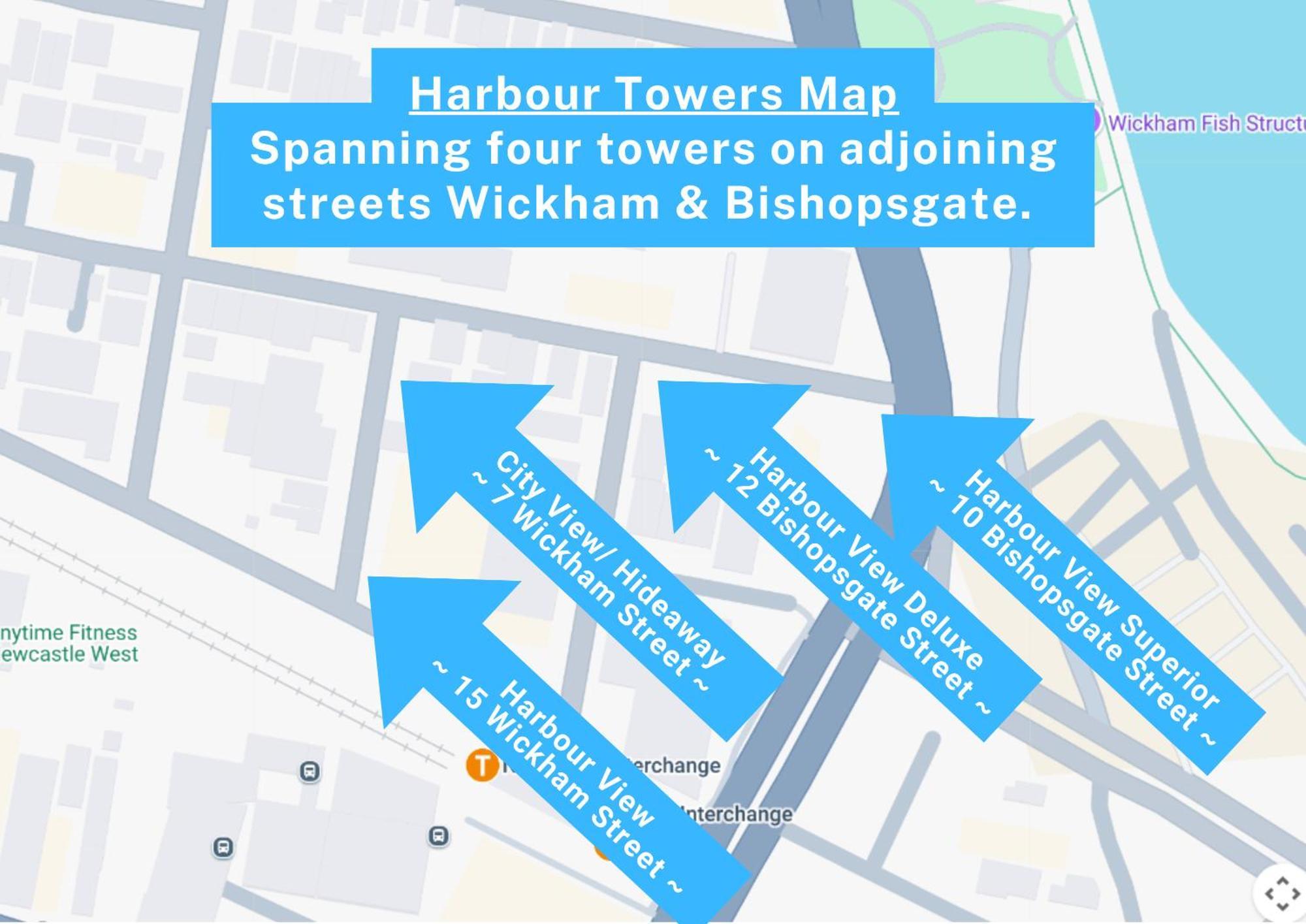 Harbour Towers, Newcastle'S Elite Apartment Stays, Free Parking & Tram Access Eksteriør bilde